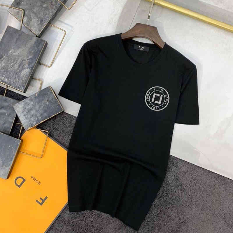 

FD Designer FF Fen Dinbg Fashion Brands T Shirt High Street Europe And America Spring Summer Leisure Cotton Round Neck Printed Loose Lovers Mens And Womens Tshirt