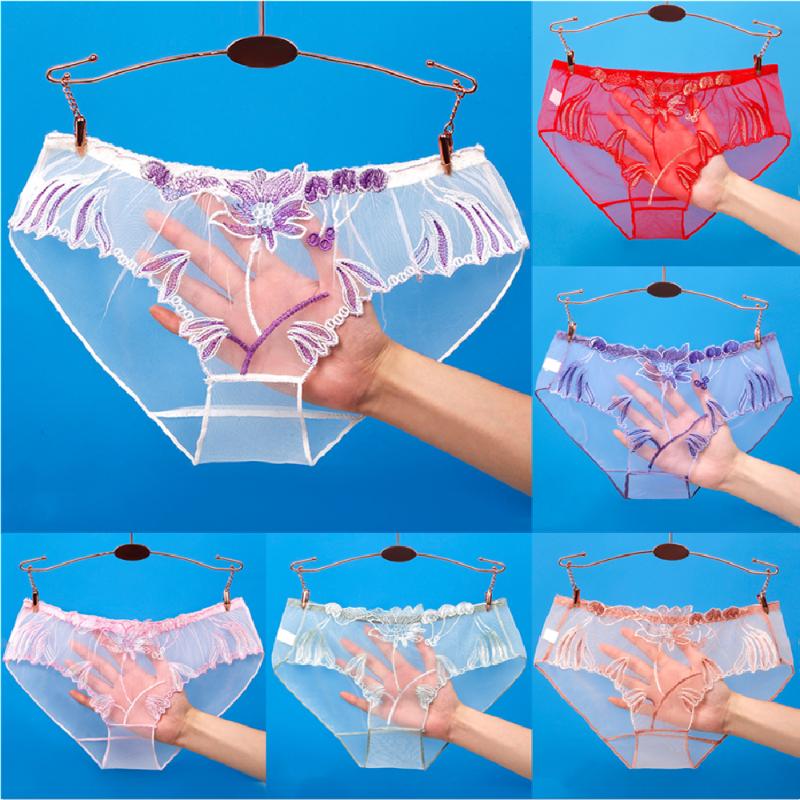 Women's Panties Sexy Sheer Women Transparent Mesh Yarn Underpanties For Ladies Erotic Perspective Lace Embroidered Briefs Lingere PantyWomen, White
Women's Panties Sexy Sheer Women Transparent Mesh Yarn Underpanties For Ladies Erotic Perspective Lace Embroidered Briefs Lingere PantyWomen, White