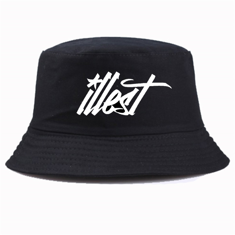 New Summer cap logo illest skate rap Bucket Hat Summer Casual Brand Unisex fisherman hat, White
New Summer cap logo illest skate rap Bucket Hat Summer Casual Brand Unisex fisherman hat, White