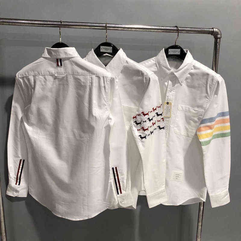 2022 Fashion Luxury Brand TB Shirts Men Long Sleeve Casual Shirts Turn Down Collar Oxford Puppy Embroidery Solid Men's Clothing
2022 Fashion Luxury Brand TB Shirts Men Long Sleeve Casual Shirts Turn Down Collar Oxford Puppy Embroidery Solid Men's Clothing