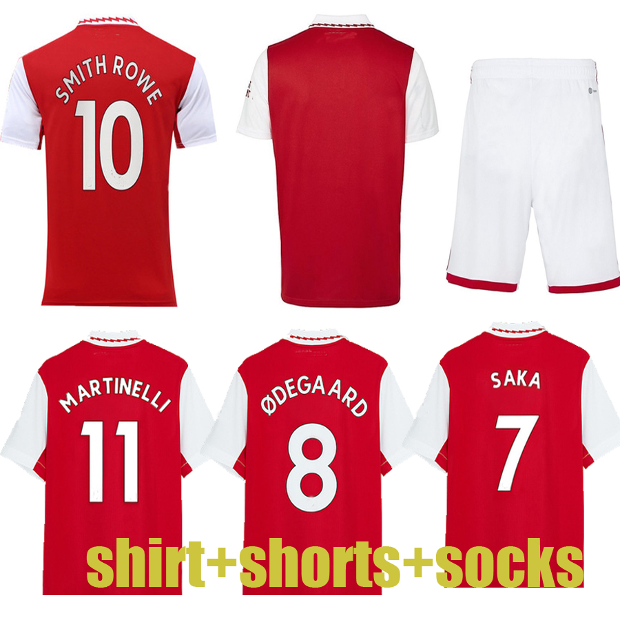 22 23 SMITH ROWE G.JESUS SAKA soccer jerseys Fans Player version PEPE ODEGAARD NKETIAH MARTINELLI TIERNEY 2022 2023 football kits shirt Men Kids sets training uniform, 22 23 red home kit+socks
22 23 SMITH ROWE G.JESUS SAKA soccer jerseys Fans Player version PEPE ODEGAARD NKETIAH MARTINELLI TIERNEY 2022 2023 football kits shirt Men Kids sets training uniform, 22 23 red home kit+socks