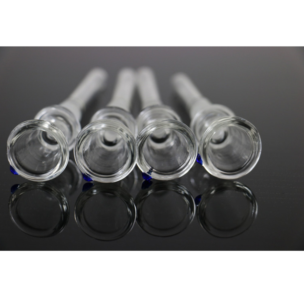 Glass downstem with bowl 14mm male bowless stem clear Downstem have diffuse cuts two size accessories
Glass downstem with bowl 14mm male bowless stem clear Downstem have diffuse cuts two size accessories