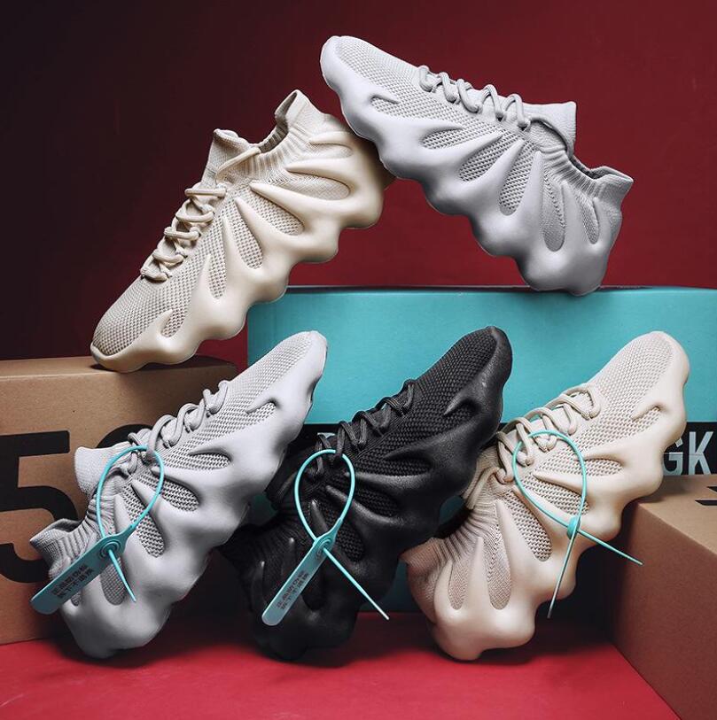 Kanyes 450 Shoes Black Cloud White Dark Slate Sneakers Outdoor Shoe Men women Trainer in Triple Grey Beige Oreo Designer With Box