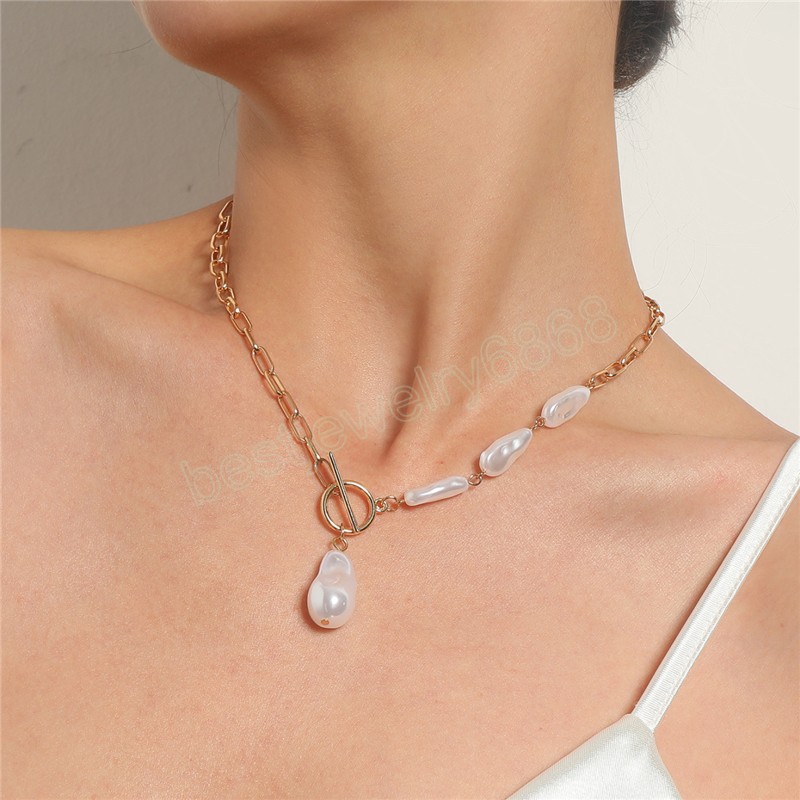 Light Luxury Simulated Pearl Chain Pendant Necklace for Women Female Creative Necklace Jewelry
Light Luxury Simulated Pearl Chain Pendant Necklace for Women Female Creative Necklace Jewelry