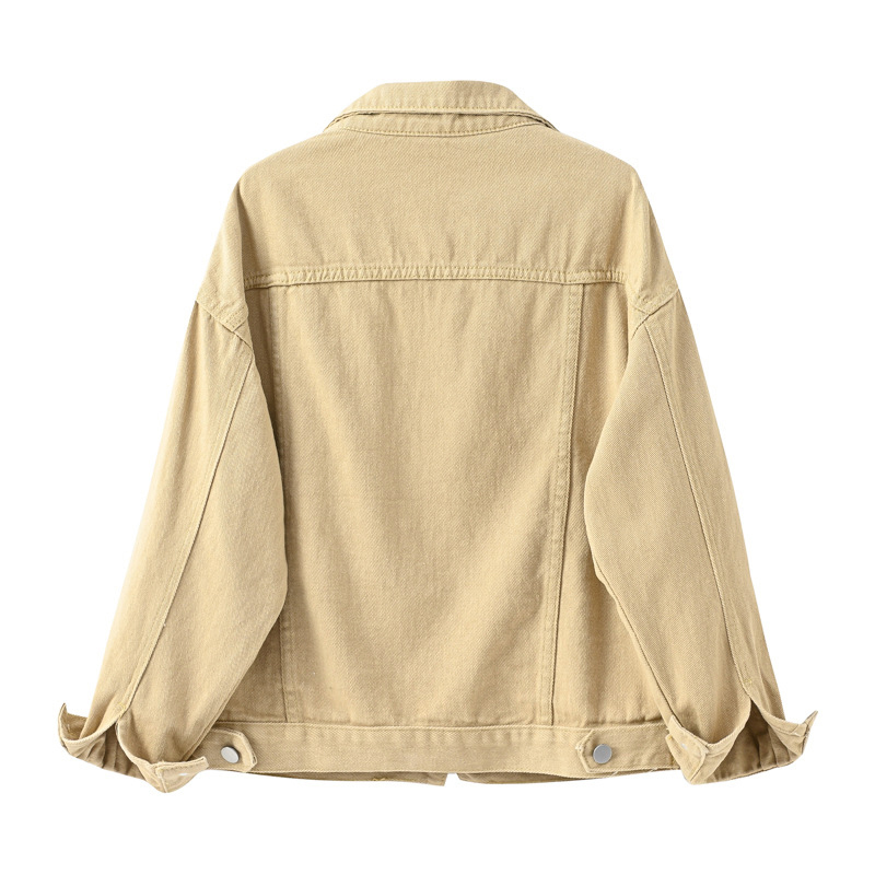 Spring Denim Jacket For Women Casual Tops Short Coat Female Solid Jean Jackets Fashion Cotton Loose Outerwear 220817wtt