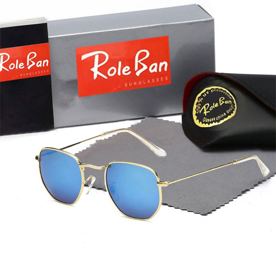 Role Ban Top Quality Glass Lens eyeglass Men Classic Brand Retro women Sunglasses Pilot Luxury Designer Eyewear Hexagon Sun Glasses UV Protection spectacles Color
Role Ban Top Quality Glass Lens eyeglass Men Classic Brand Retro women Sunglasses Pilot Luxury Designer Eyewear Hexagon Sun Glasses UV Protection spectacles Color