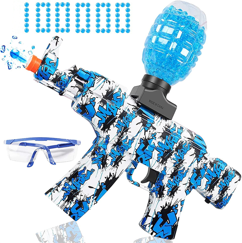 Electric Gel Ball Blaster Gun Toys Full Auto Splatter Ball Blasters with 10000 Water Bead Rechargeable Battery Powered Shoot Up to 65 Ft 
Electric Gel Ball Blaster Gun Toys Full Auto Splatter Ball Blasters with 10000 Water Bead Rechargeable Battery Powered Shoot Up to 65 Ft