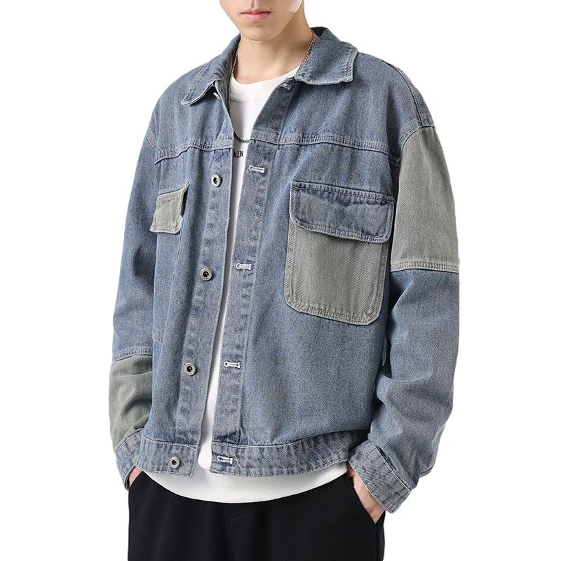 Men's Jackets Fall Men's Oversized Denim Jacket Lapel Large Pockets Fashion Stitching Crafts Korean Quality Male Jeans JacketsMen's, Black
Men's Jackets Fall Men's Oversized Denim Jacket Lapel Large Pockets Fashion Stitching Crafts Korean Quality Male Jeans JacketsMen's, Black