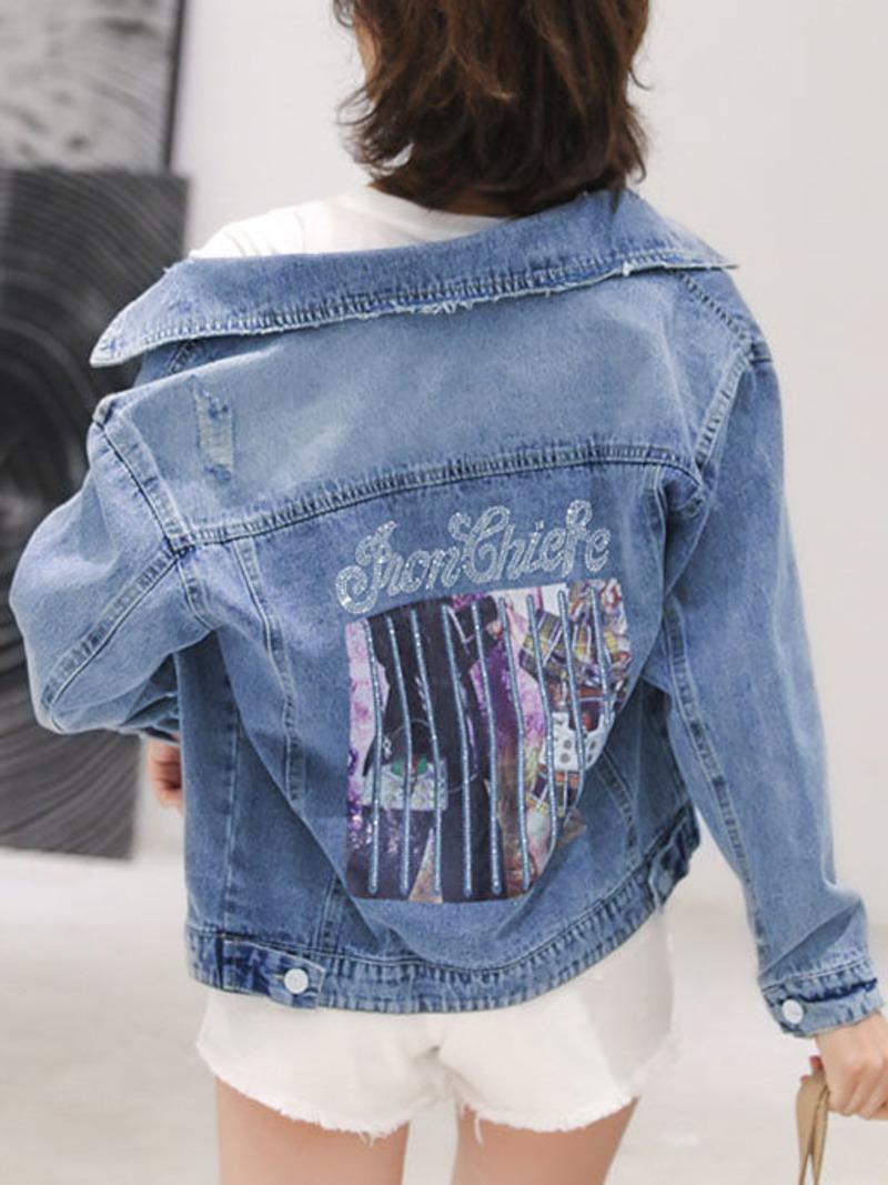 Women' Jackets Spring Autumn Jean Female Jacket Beaded Printing Single-breasted Denim For Women Loose Lapel Long SleeveWomen, 5553 picture color
Women' Jackets Spring Autumn Jean Female Jacket Beaded Printing Single-breasted Denim For Women Loose Lapel Long SleeveWomen, 5553 picture color