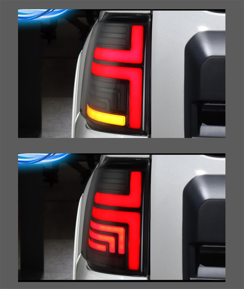 Car Tail Lights For Pajero V93 V97 LED Tail Light 2006-20 Mitsubishi DRL Rear Fog Brake Turn Signal Lamp Auto Accessories