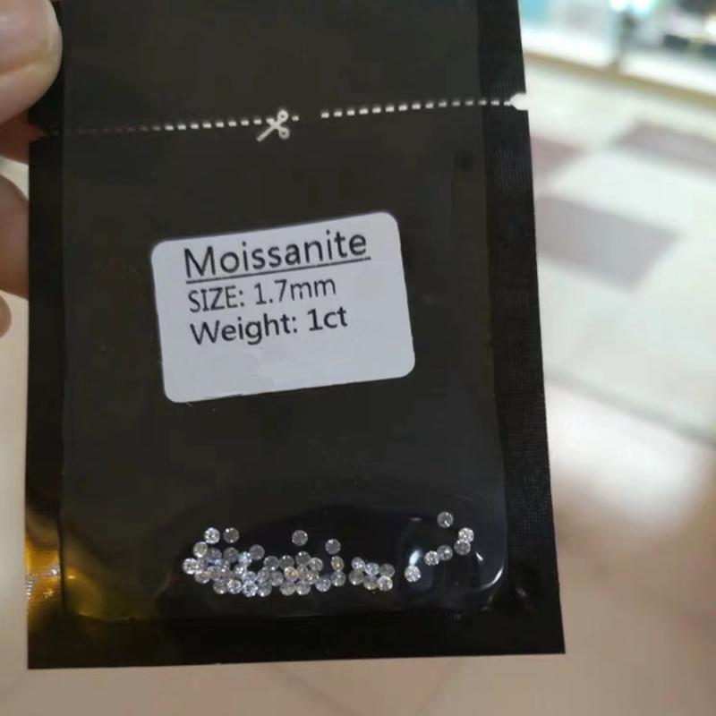 Loose Diamonds 1.7mm Moissanite Stone Total 1ct Carat FG Color Excellent Cut VVS1 Engagement Rings For WomenLoose
Loose Diamonds 1.7mm Moissanite Stone Total 1ct Carat FG Color Excellent Cut VVS1 Engagement Rings For WomenLoose