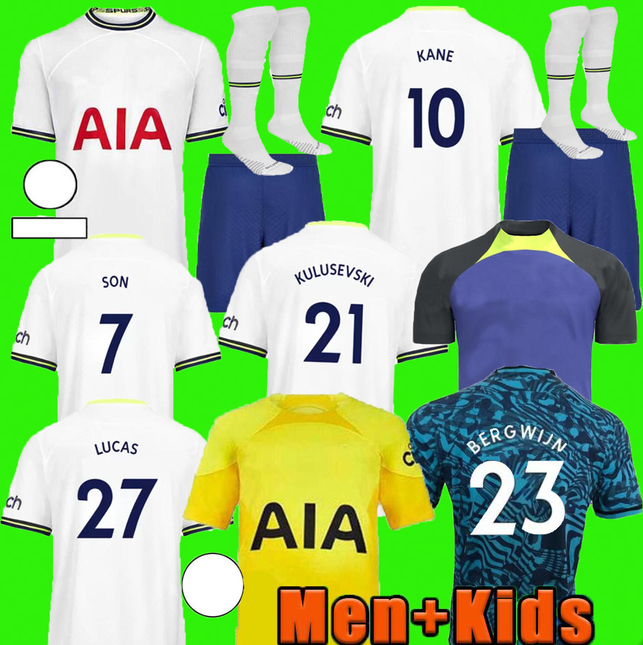 22 23 KANE SON BERGWIJN Soccer Jerseys Tottenham KULUSEVSKI HOJBJERG 22 23 PERISIC BENTANCUR Third 3rd ROMERO TOtten Football shirt Men kids kit
22 23 KANE SON BERGWIJN Soccer Jerseys Tottenham KULUSEVSKI HOJBJERG 22 23 PERISIC BENTANCUR Third 3rd ROMERO TOtten Football shirt Men kids kit