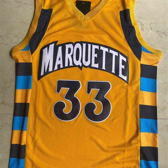Xflsp College 33 Jimmy Butler Marquette Golden Eagles Basketball Jersey Men Stitched University Uniforms Top Quality, Yellow
Xflsp College 33 Jimmy Butler Marquette Golden Eagles Basketball Jersey Men Stitched University Uniforms Top Quality, Yellow