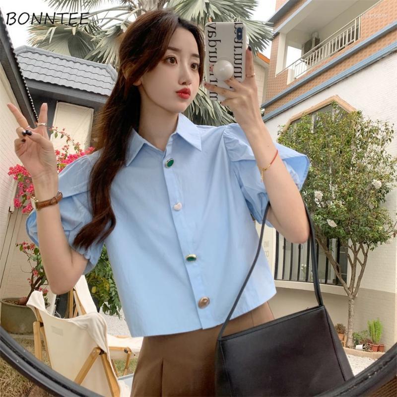 Women's Blouses & Shirts Women Tender Puff Sleeve Femme Summer Slim Ins Sweet Style Streetwear Korean Simple Blusas Schoolgirls Dating Solid, Blue
Women's Blouses & Shirts Women Tender Puff Sleeve Femme Summer Slim Ins Sweet Style Streetwear Korean Simple Blusas Schoolgirls Dating Solid, Blue