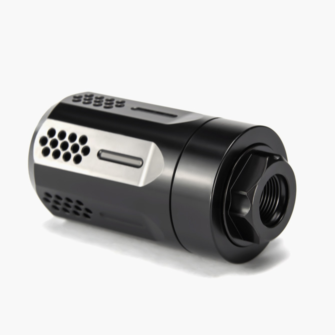 2rd Tactical Accessories 7075 Aluminum CNC Muzzle Brake Stainless Steel 1/2-28RH to 3/4-16 Outer Sleeve with Crush Washer for .223 / 5.56 / 9mm
2rd Tactical Accessories 7075 Aluminum CNC Muzzle Brake Stainless Steel 1/2-28RH to 3/4-16 Outer Sleeve with Crush Washer for .223 / 5.56 / 9mm