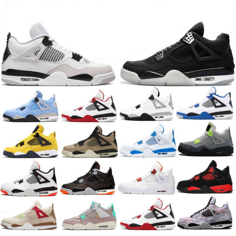 Top Quality 2022 Discount Mens 4s 4 Basketball Shoes Fire Red University Blue Black Cat Sail Cement Hyper Royal Men Women Outdoor Trainers
Top Quality 2022 Discount Mens 4s 4 Basketball Shoes Fire Red University Blue Black Cat Sail Cement Hyper Royal Men Women Outdoor Trainers