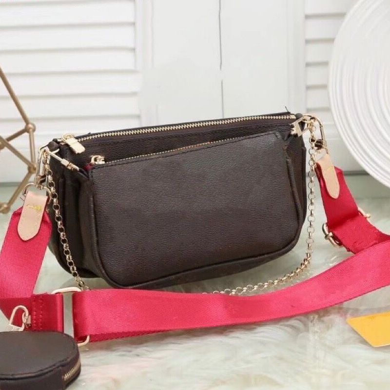 Women Luxurys Designers Bags 2021 ladies composite PU leather clutch Chain Broadband shoulder Crossbody Bag female purse tote will never fade wallet Three Piece Set, Pink
Women Luxurys Designers Bags 2021 ladies composite PU leather clutch Chain Broadband shoulder Crossbody Bag female purse tote will never fade wallet Three Piece Set, Pink