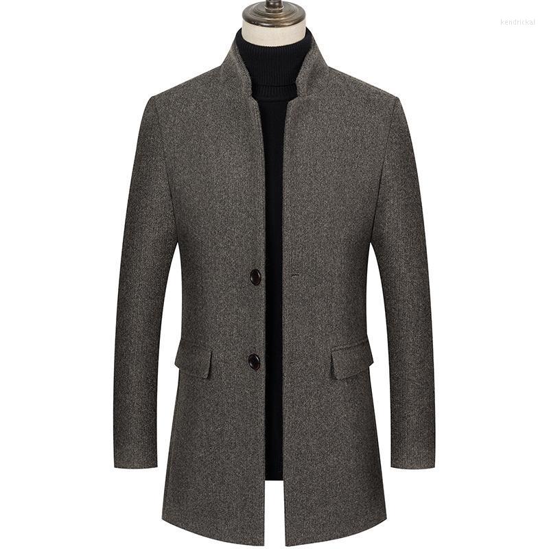 Men's Wool & Blends Woolen Coats Men/Autumn And Winter Plus Velvet Thickening Large Size Stand-up Collar Warm Business Jacket 4XL Kend22, Black
Men's Wool & Blends Woolen Coats Men/Autumn And Winter Plus Velvet Thickening Large Size Stand-up Collar Warm Business Jacket 4XL Kend22, Black