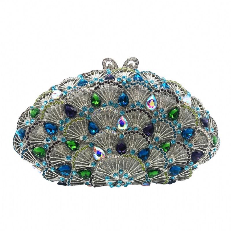 Evening Bags XIYUAN Colorful Floral Woman Hollow Out Diamond Clutch Bag And Purse Crystal Banquet Cocktail Gift Female Flower Handbag, Show as picture
Evening Bags XIYUAN Colorful Floral Woman Hollow Out Diamond Clutch Bag And Purse Crystal Banquet Cocktail Gift Female Flower Handbag, Show as picture
