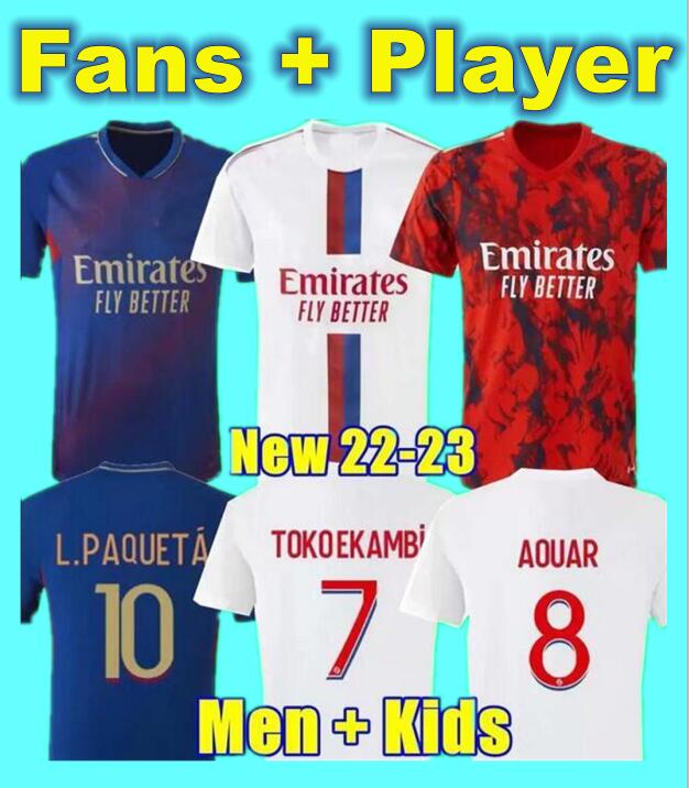 Fans player 22 23 Maillot de foot Maillot Lyon 2022 2023 Soccer Jersey OL EKAMBI TOKO AOUAR NDOMBELE football shirts L PAQUETA TRAORE men kids kits equipment tops
Fans player 22 23 Maillot de foot Maillot Lyon 2022 2023 Soccer Jersey OL EKAMBI TOKO AOUAR NDOMBELE football shirts L PAQUETA TRAORE men kids kits equipment tops
