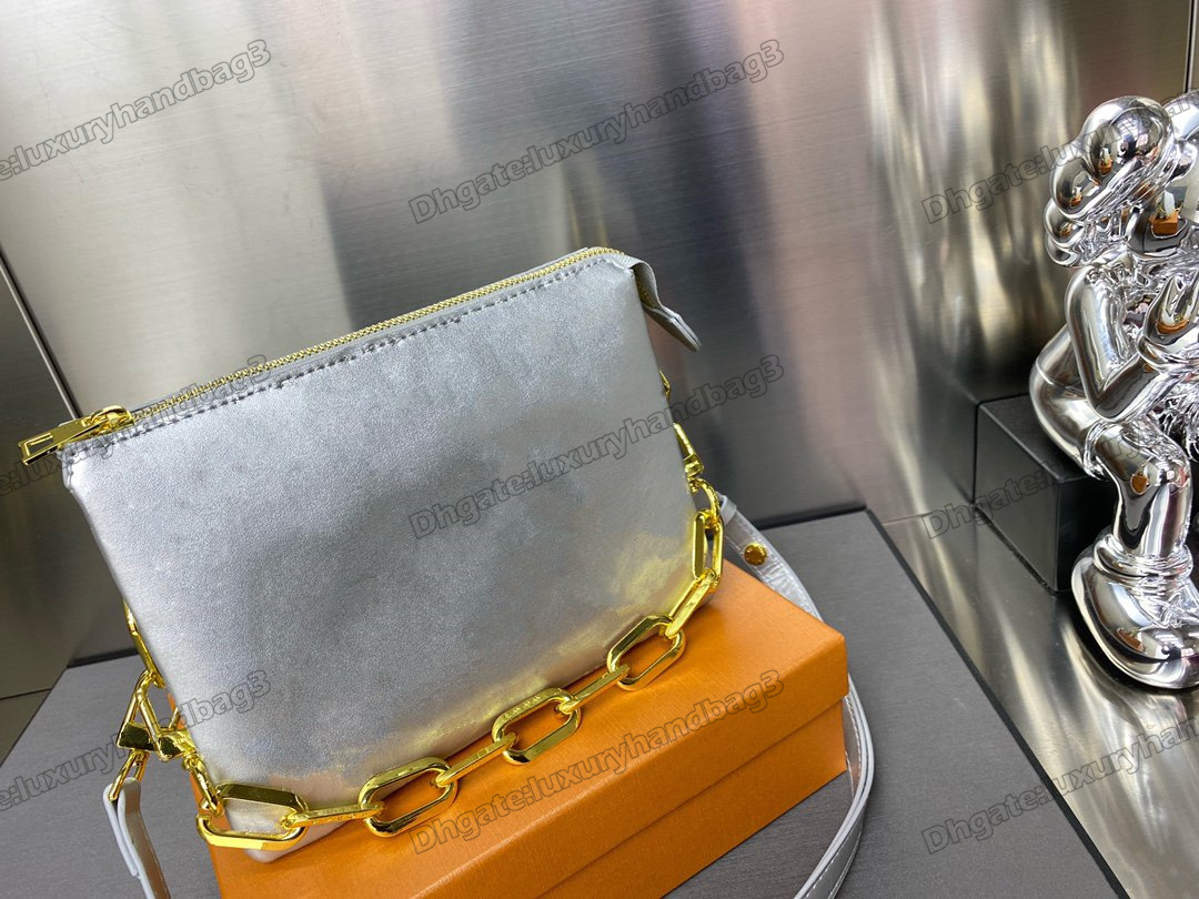 COUSSIN BB Shoulder Bag M59396 M20567 Gold-color Chain Clutch Bag Monograms Handbag Designer Spring Summer 2022 Women Purse Wallet Orchidee Purple, Color 1# 
COUSSIN BB Shoulder Bag M59396 M20567 Gold-color Chain Clutch Bag Monograms Handbag Designer Spring Summer 2022 Women Purse Wallet Orchidee Purple, Color 1#