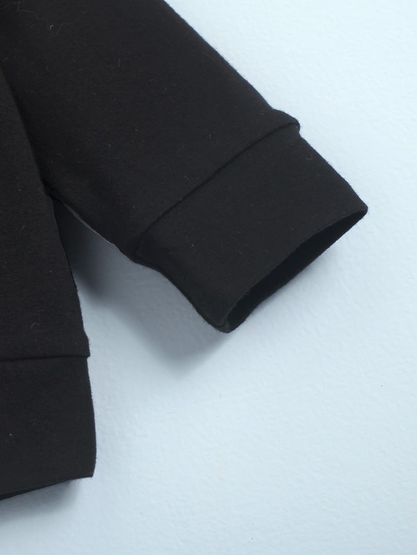 Baby Solid Kangaroo Pocket Drop Shoulder Hoodie SHE