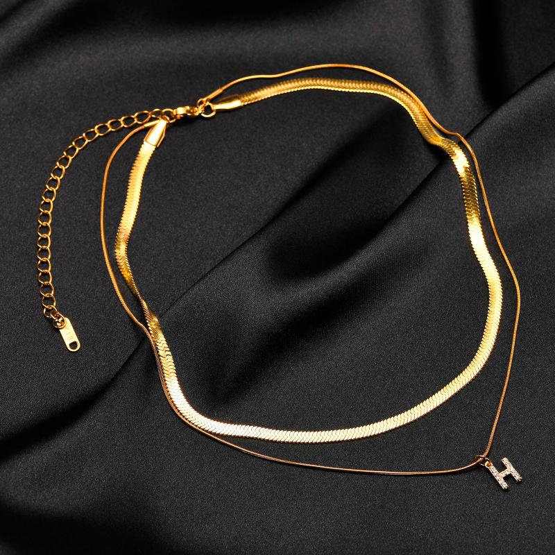 Pendant Necklaces Intial Letter Necklace For Women Stainless Steel Snake Chain Choker Mini A-Z Collar Stacked JewelryPendant
Pendant Necklaces Intial Letter Necklace For Women Stainless Steel Snake Chain Choker Mini A-Z Collar Stacked JewelryPendant