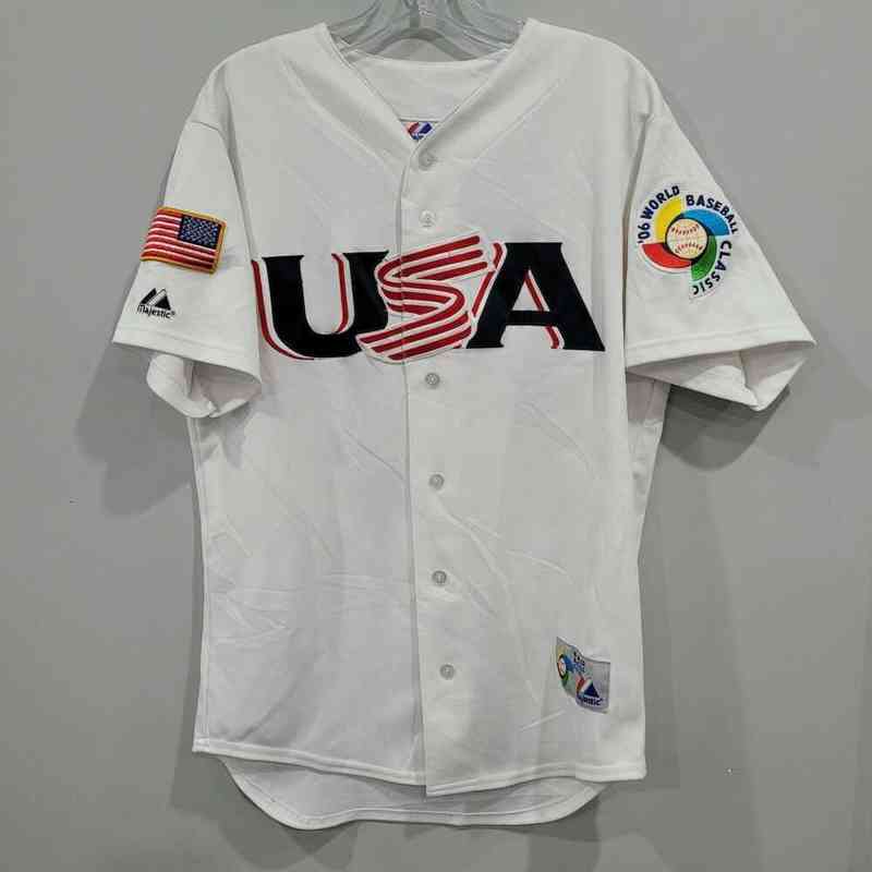 Mit Custom sewing 2006 World Baseball Classic Johnny Damon 18 Jersey Mens M Sewn Sox Men Women Youth Kids Baseball Jersey XS-6XL, White
Mit Custom sewing 2006 World Baseball Classic Johnny Damon 18 Jersey Mens M Sewn Sox Men Women Youth Kids Baseball Jersey XS-6XL, White