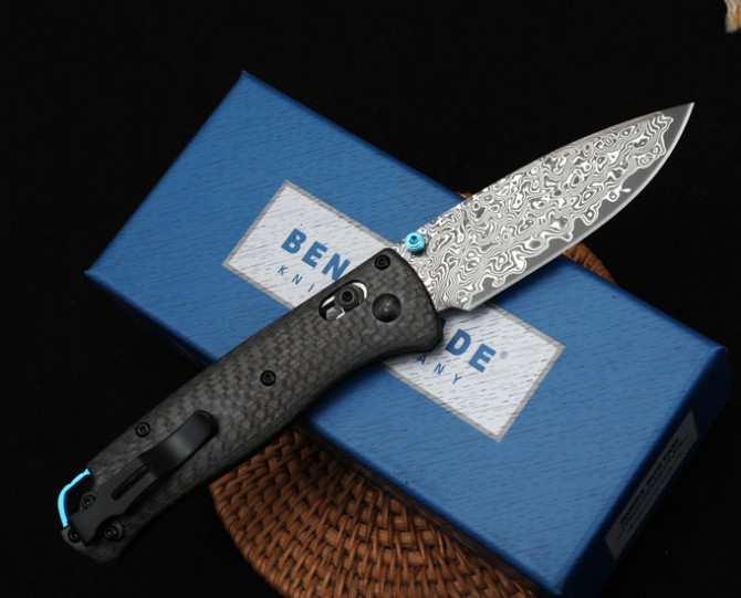 Benchmade 535 Damascus Blade Tactical Folding Knife Carbon Fiber Handle Outdoor camping Survival Security Defense Pocket Knives EDC Tool
Benchmade 535 Damascus Blade Tactical Folding Knife Carbon Fiber Handle Outdoor camping Survival Security Defense Pocket Knives EDC Tool