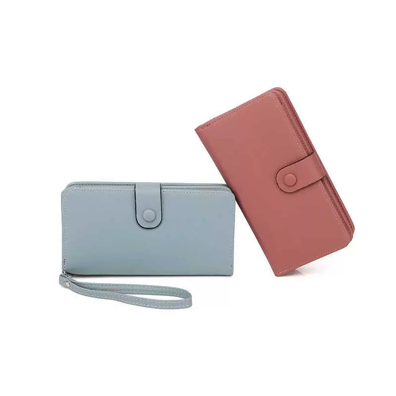 Wallets 2021 Japane and Korean Fashion Large Capacity Zipper Two Fold Long Handbag Wallet Women's Mobile Phone Bag
Wallets 2021 Japane and Korean Fashion Large Capacity Zipper Two Fold Long Handbag Wallet Women's Mobile Phone Bag
