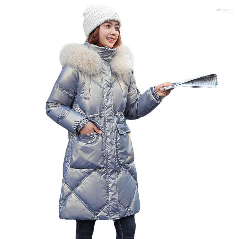 Women's Down & Parkas Cotton Jacket Women Winter 2022 Korean Style Shiny Mid-Length Loose Thick Large Fur Collar Solid Color Coat M353 Guin2, 02
Women's Down & Parkas Cotton Jacket Women Winter 2022 Korean Style Shiny Mid-Length Loose Thick Large Fur Collar Solid Color Coat M353 Guin2, 02