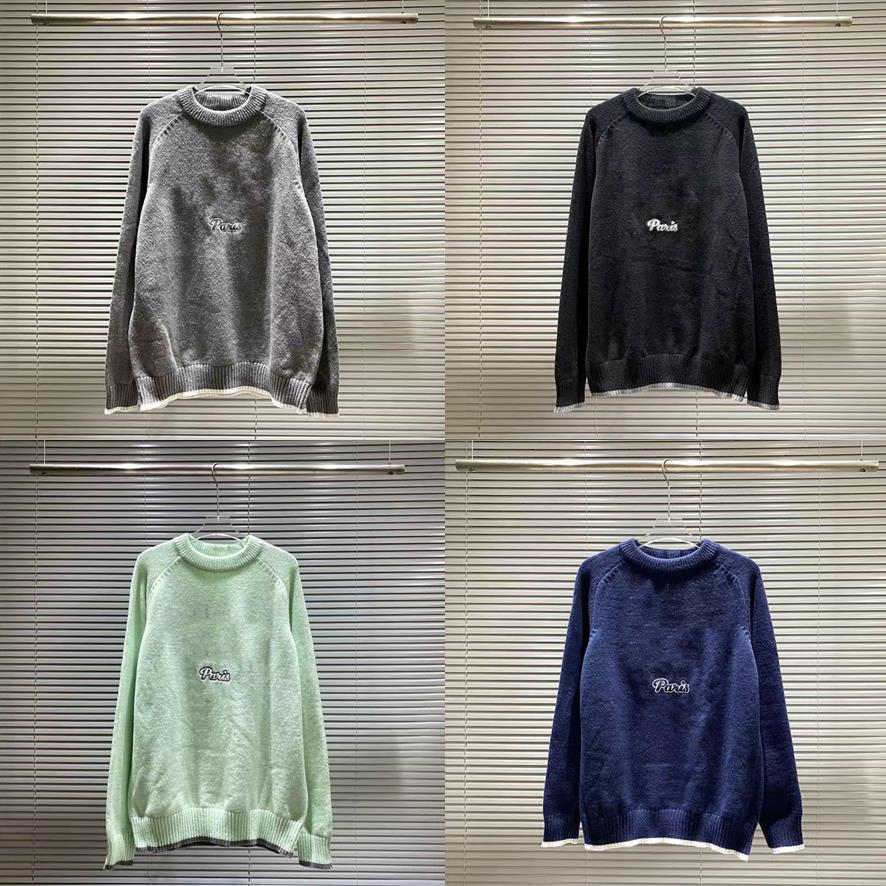 Winter autumn mens clothing sweaters long sleeve printed knit cerwneck hoodies knitted letter womens paris S M L, Hi
Winter autumn mens clothing sweaters long sleeve printed knit cerwneck hoodies knitted letter womens paris S M L, Hi