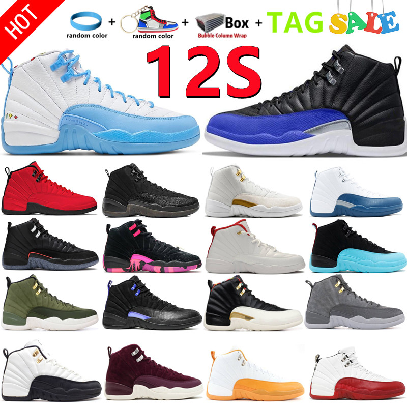 New 12S Basketball Shoes 12 XII Twist Grind Flu Game University Gold Gamma Racer Blue Dark Concord Royalty Indigo Game Royal Taxi French Triple Black Emoji Men Sneaker, Box
New 12S Basketball Shoes 12 XII Twist Grind Flu Game University Gold Gamma Racer Blue Dark Concord Royalty Indigo Game Royal Taxi French Triple Black Emoji Men Sneaker, Box