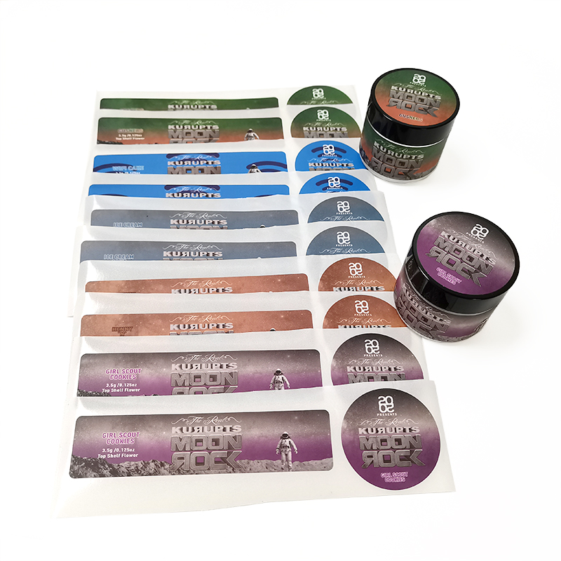 Stickers for 60ml glass jars bottle moonrock jar with stickers 3.5 packaging label 
Stickers for 60ml glass jars bottle moonrock jar with stickers 3.5 packaging label