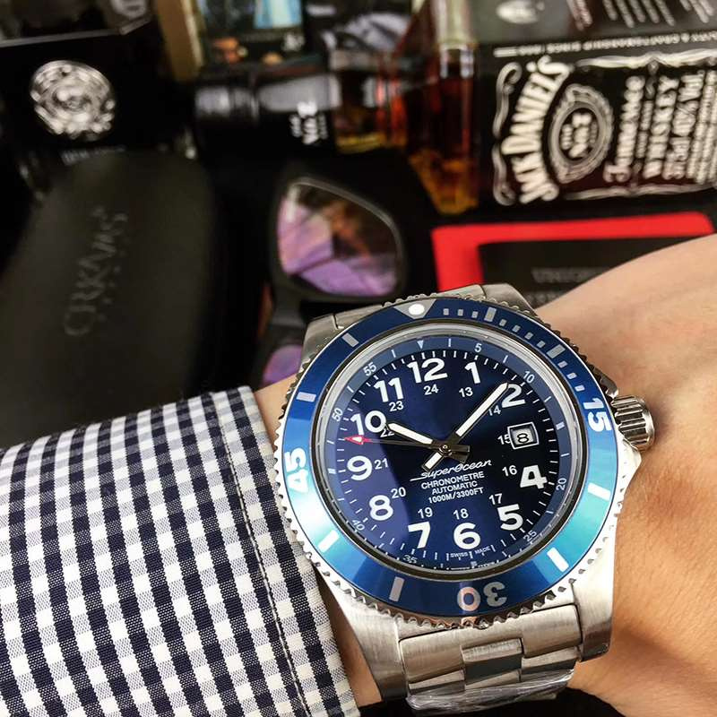 men's watch automatic movement 43mm stainless steel strap men's watch orologio di lusso watch, 5 atm waterproof
men's watch automatic movement 43mm stainless steel strap men's watch orologio di lusso watch, 5 atm waterproof