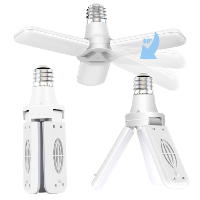 Smart Home Control Foldable LED Garage Light E27 Home Ceiling Lamps 3/4 Blade Angle Adjustable Lights Lamp Cold/Warm White
Smart Home Control Foldable LED Garage Light E27 Home Ceiling Lamps 3/4 Blade Angle Adjustable Lights Lamp Cold/Warm White