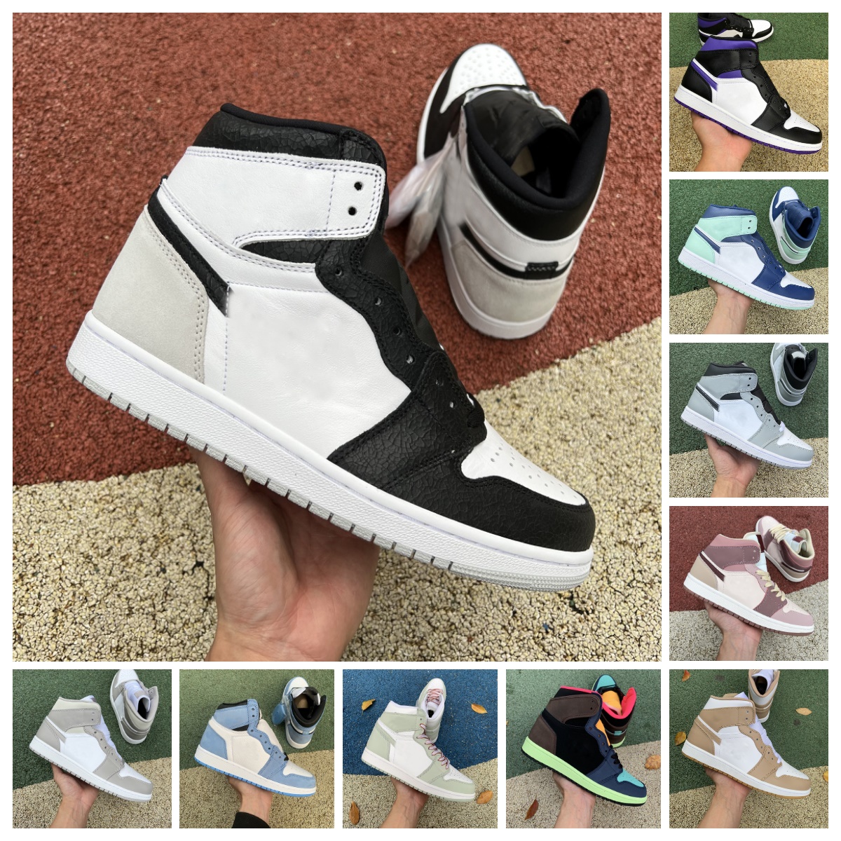 Jumpman 1 1s OG High Basketball Shoes Men Women Bleached Coral Fearless UNC ROYAL TOE Linen Light Smoke Grey Seafoam Bio Hack Pine Green DARK MOCHA Trainers Sneakers, Bubble package bag
Jumpman 1 1s OG High Basketball Shoes Men Women Bleached Coral Fearless UNC ROYAL TOE Linen Light Smoke Grey Seafoam Bio Hack Pine Green DARK MOCHA Trainers Sneakers, Bubble package bag