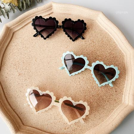 Toddler Boy Girl Solid Love Pattern Sunglasses Sun Glasses Kid Eyeglasses Beach Eyewear