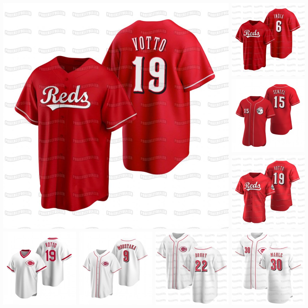 Cincinnati 2022 Reds Jersey Brandon Drury Joey Votto Jonathan India Aristides Aquino Kyle Farmer Moustakas Nick Senzel Pham Tyler Mahle, 2020 white 1 cool base mens s-3xl
Cincinnati 2022 Reds Jersey Brandon Drury Joey Votto Jonathan India Aristides Aquino Kyle Farmer Moustakas Nick Senzel Pham Tyler Mahle, 2020 white 1 cool base mens s-3xl