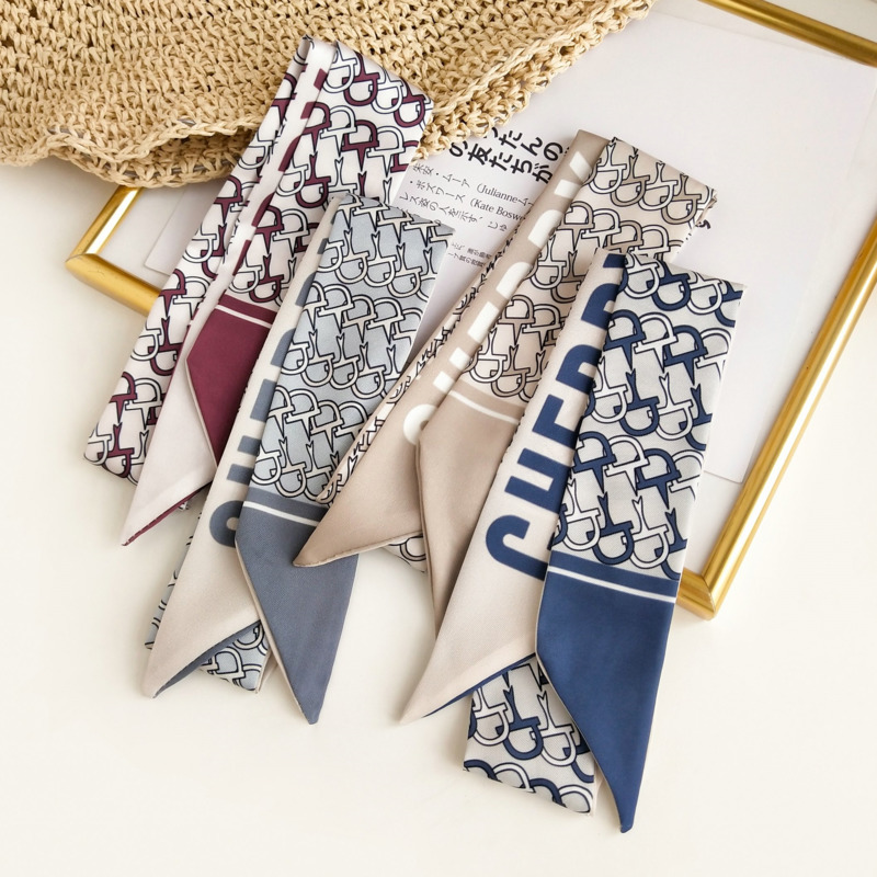 Korean-Style Small Silk Scarf Women's Spring Autumn Narrow Fashion Long Strip Arm Bag Ribbon Neckerchief Small Ribbon
Korean-Style Small Silk Scarf Women's Spring Autumn Narrow Fashion Long Strip Arm Bag Ribbon Neckerchief Small Ribbon