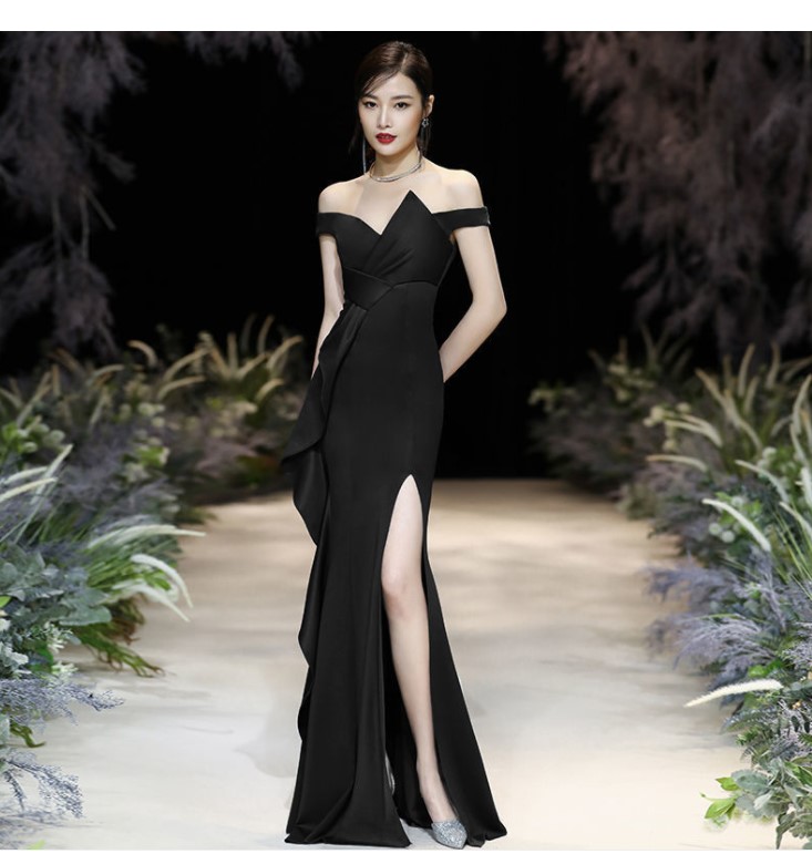 Beautiful new candy color evening dresses gree prom mermaid vestidos de fiesta de noche women dress elegant