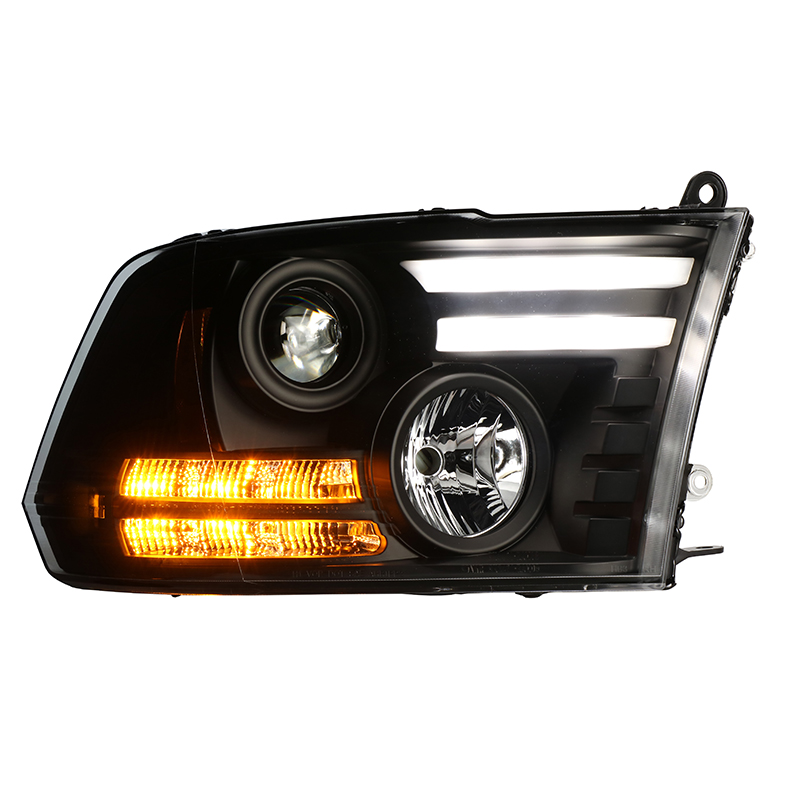 Car Headlights for Dodge RAM 20 13-20 18 RAM 1500 LED Headlight High Beam Signal Fog Front Lights