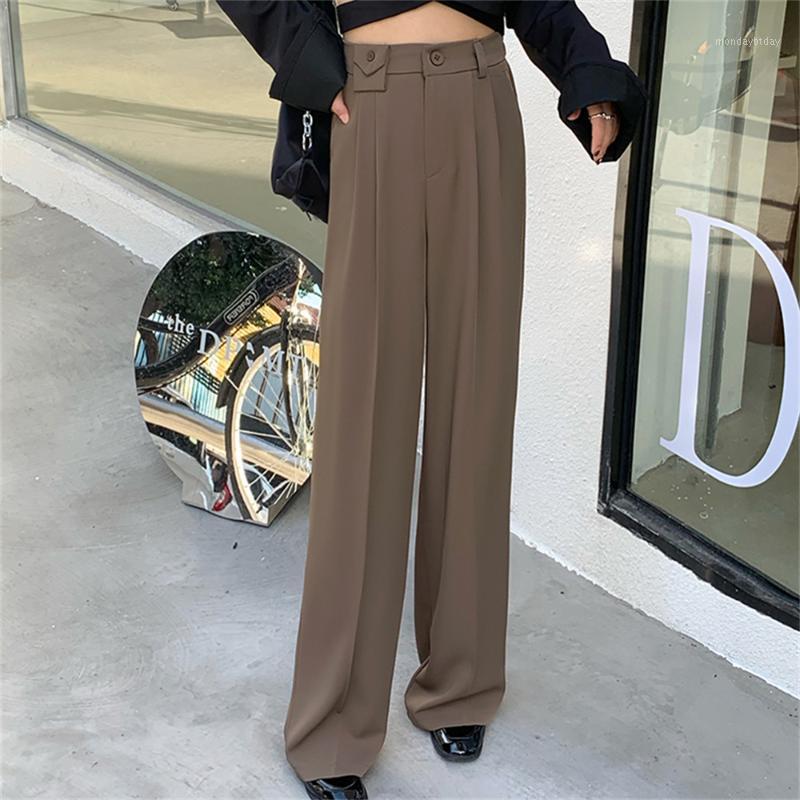 Women' Pants & Capris Alien Kitty Autumn OL Fashion Straight Loose 2022 All Match Stylish Office Lady Streetwear Full Length Trousers, Black
Women' Pants & Capris Alien Kitty Autumn OL Fashion Straight Loose 2022 All Match Stylish Office Lady Streetwear Full Length Trousers, Black