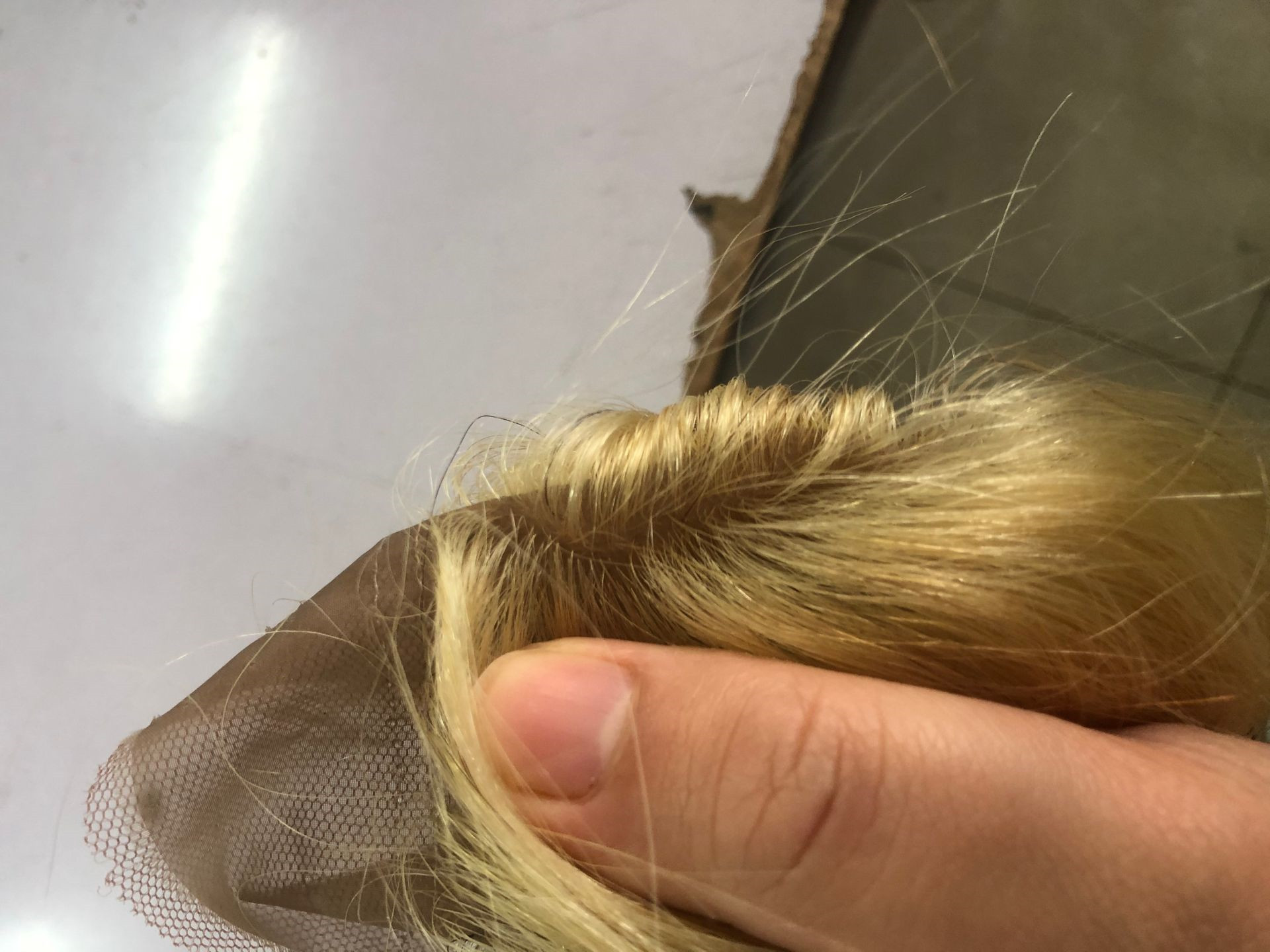 613 Blonde Human Hair Closure Silk top 4x4 Lace Closure virgin Brazilian Straight Pre Plucked