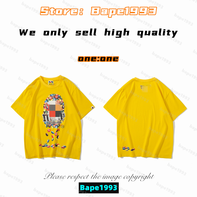 High Quality Apes Mens T-Shirts Japan Shark ape head tshirts Galaxy spots luminous camo printing co-branded same style for men and women New designer t shirt B1993 T2-4, 1 button
High Quality Apes Mens T-Shirts Japan Shark ape head tshirts Galaxy spots luminous camo printing co-branded same style for men and women New designer t shirt B1993 T2-4, 1 button