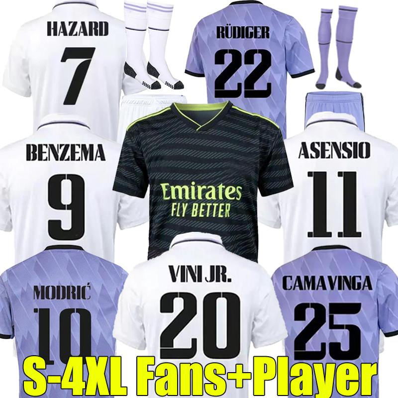 4XL 2022 2023 BENZEMA soccer jersey 22/23 football third shirt VINI ALABA TCHOUAMENI CAMAVINGA MODRIC VINICIUS REAL MADRIDS RUDIGER fans player version men kids kit, 22-23 third
4XL 2022 2023 BENZEMA soccer jersey 22/23 football third shirt VINI ALABA TCHOUAMENI CAMAVINGA MODRIC VINICIUS REAL MADRIDS RUDIGER fans player version men kids kit, 22-23 third