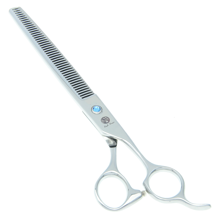 Purple Dragon 7 inch High Quality Pet Grooming Scissors Set Dogs Cutting Thinning Curved Shears Puppy Cat Clippers B0013B 220621