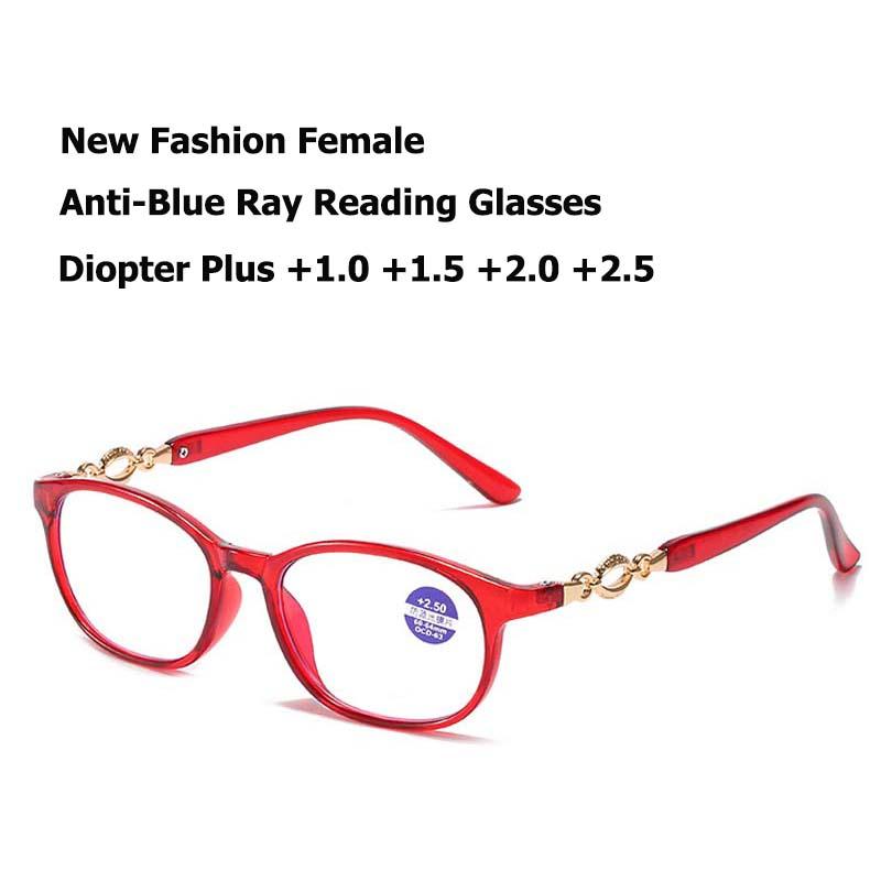 Sunglasses Anti Blue Ray Reading Glasses For Women Fashionable Exquisite Hyperopia Eyeglasses With HD Degree Lens Plus 1.0 1.5 2.0 2.5Sungla
Sunglasses Anti Blue Ray Reading Glasses For Women Fashionable Exquisite Hyperopia Eyeglasses With HD Degree Lens Plus 1.0 1.5 2.0 2.5Sungla