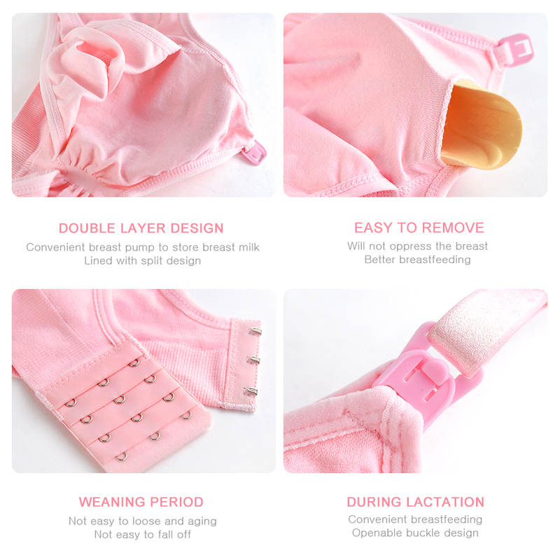 Nursing bra Special Maternity Bra Hand Free Pregnancy Clothes Breastfeeding Accessories Pumping Bra Can Wear All Day 220621
