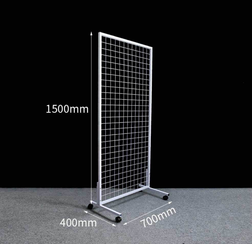 Daily necessities grid shelf Commercial Furniture Mobile phone case with shelfes lightweight jewelry display racks slipper grides rack hardware pendan